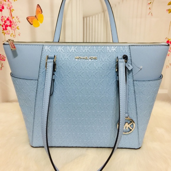 Michael Kors Charlotte Debossed Tote Bag - Picture 2 of 14